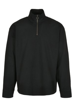 Urban Classics HEAVY TROYER LS - Sweatshirt - black