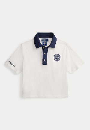 Polo Ralph Lauren, WIMBLEDON COTTON POLO SHIRT - Polokošeľa - deckwash white/refined navy