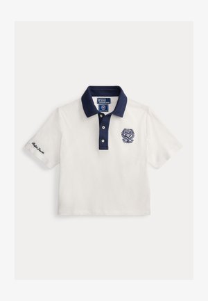Polo Ralph Lauren, WIMBLEDON COTTON POLO SHIRT - Polokošeľa - deckwash white/refined navy
