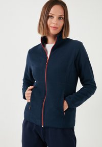 LELA Jakna od flisa - dark blue