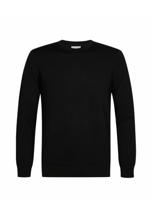 PROFUOMO, PROFUOMO PULLOVER CREW-NECK - Strickpullover - black