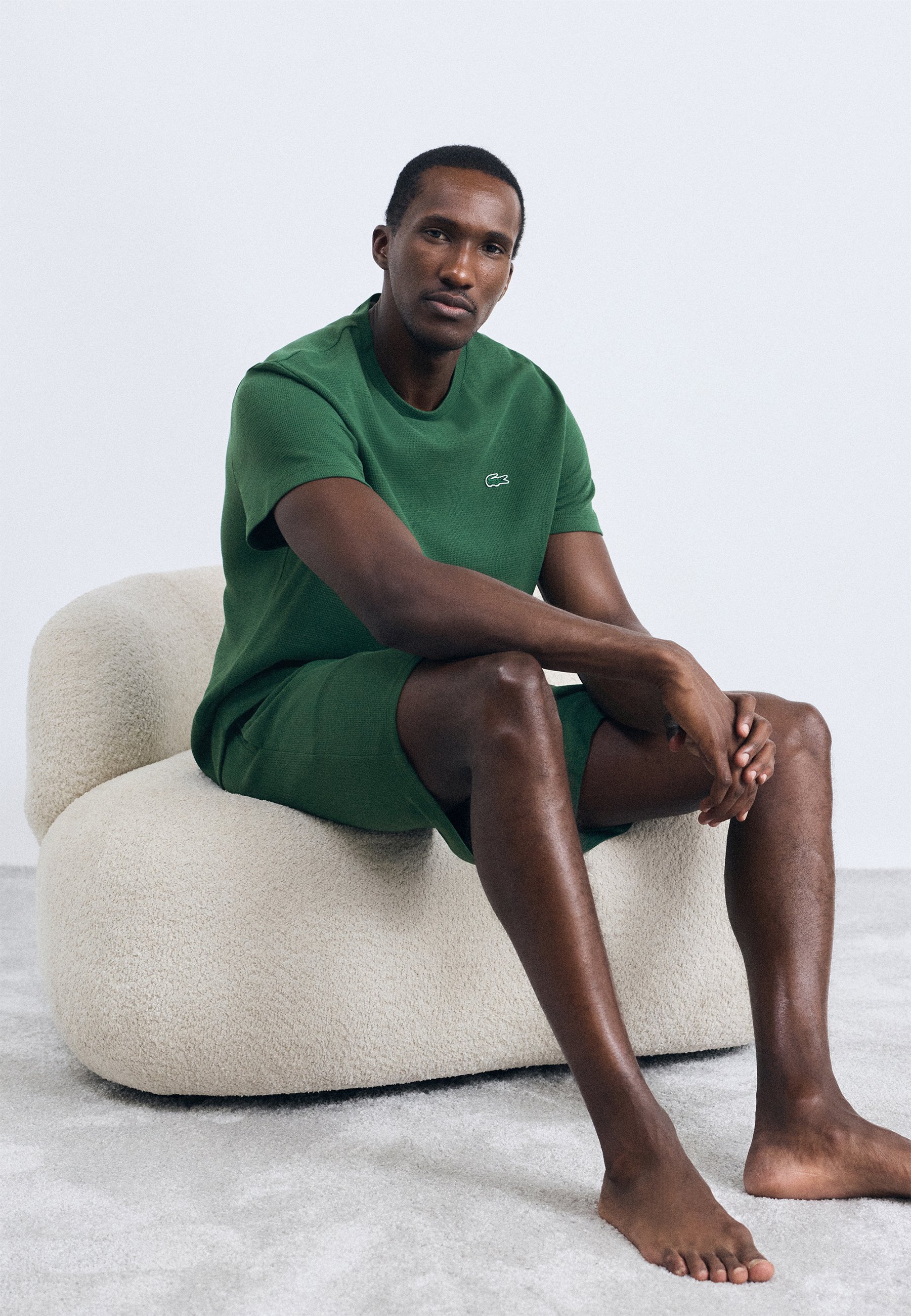 Greenjama Short Pyjama Homme En Coton Bio - Confort Popeline à Carreaux