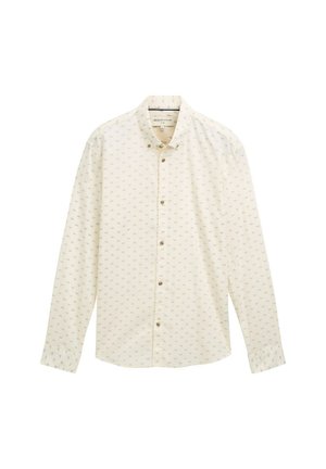 Hemd - white multi triangle print