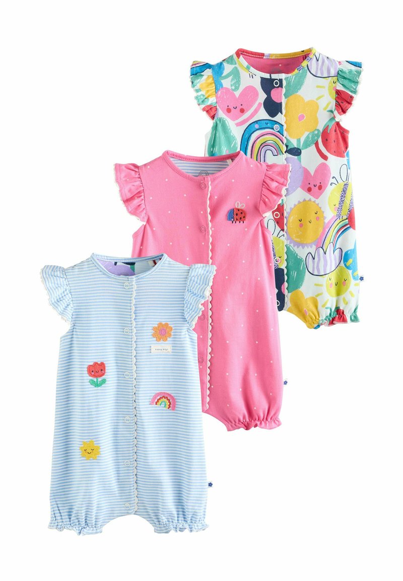 Next REGULAR FIT - 3 PACK - Buksedragter - multi floral and stripe