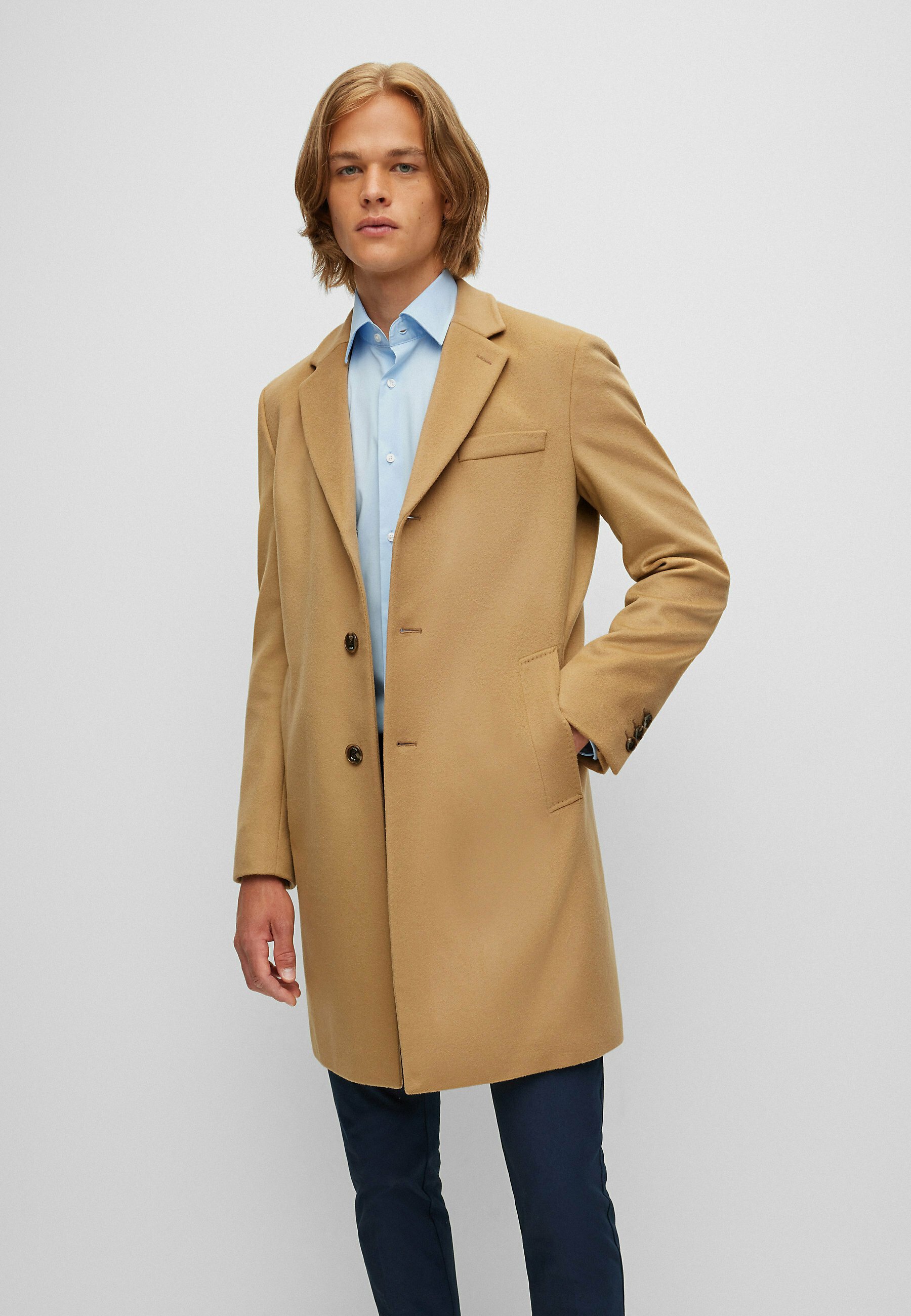 BOSS HYDE - Short coat - beige - Zalando.ie