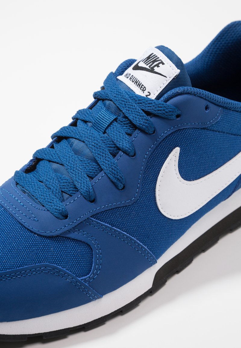 Nike Sportswear Md Runner 2 Trainers Gym Blue White Black Blue Zalando Co Uk