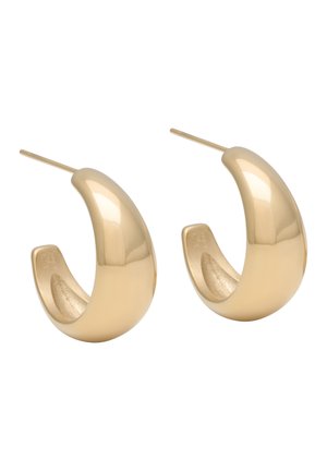 Steel - Soft Coll - Earrings - gold-coloured