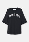 CURVED LOGO TEE - T-Shirt print - black/off white