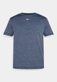 TRAIN MELANGE TECH TEE - Jednoduché tričko - twilight blue