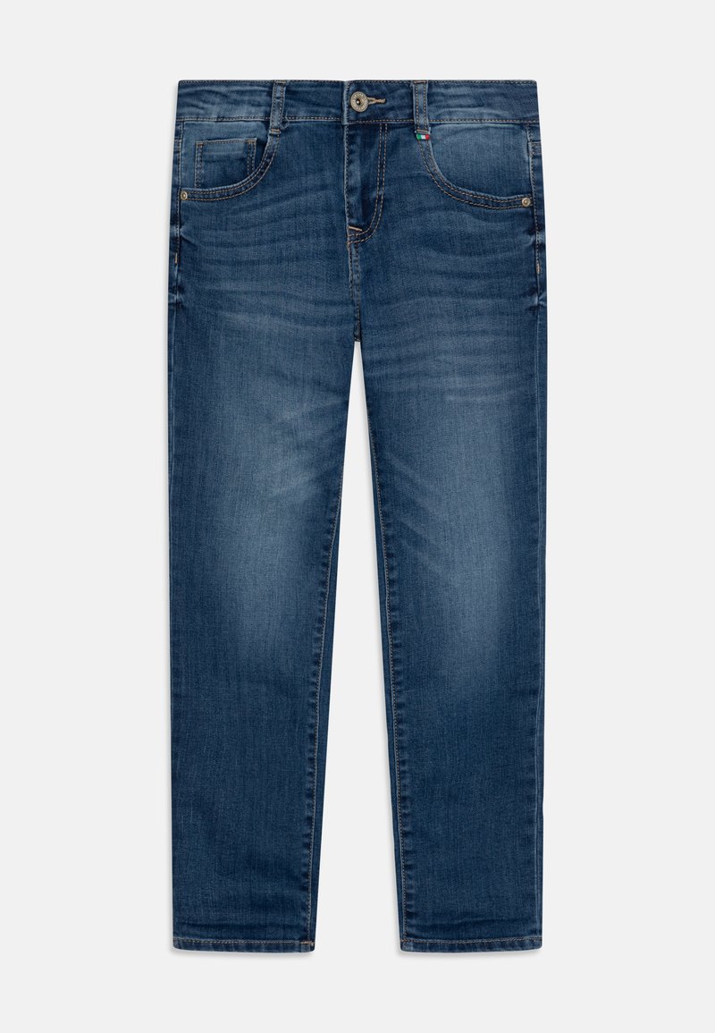 Vinnie Straight Leg Jeans - Mid Blue