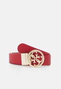 Guess ZADIE LOGO PANT BELT - Cinto - roman red