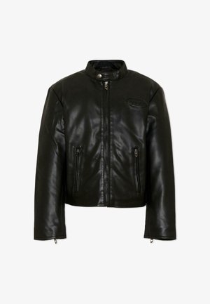 Diesel, GIUBBOTTO - Giacca in similpelle - black
