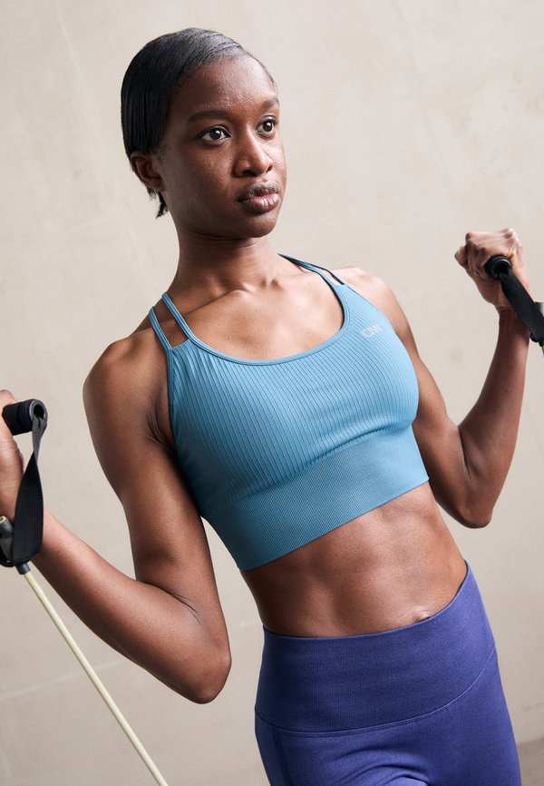 DEFINE SEAMLESS BRA - Sport-BH mit leichter Stützkraft - faded light teal