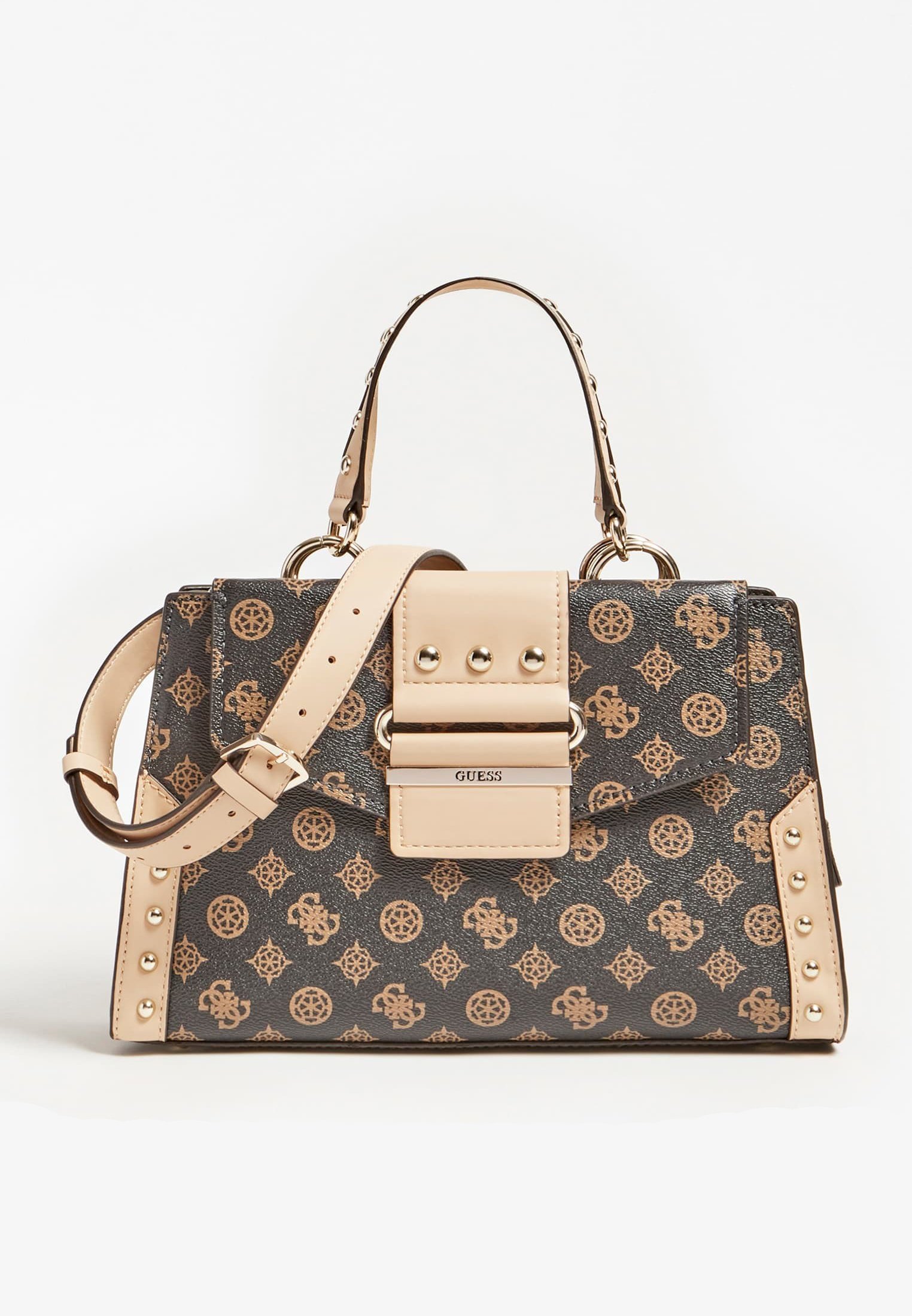 guess handtasche braun klein