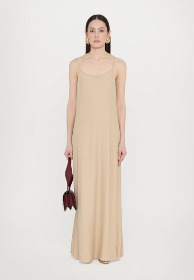 Filippa K DRAPED STRAP DRESS - Pidulikud riided - caramel be