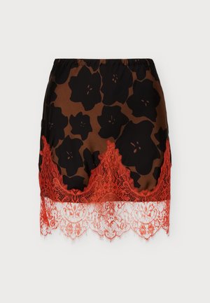 Never Fully Dressed, MAEVA JADEN FLORAL PRINT - Minijupe - brown