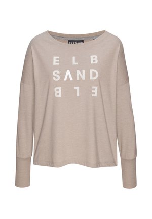 Elbsand, Long sleeved top - taupe meliert
