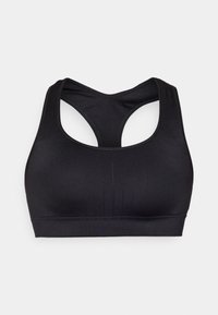 Champion SEAMLESS RACERBACK BRA - Sujetadores deportivos con sujeción ligera - black