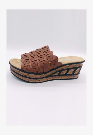 Rieker Heeled mules - brown