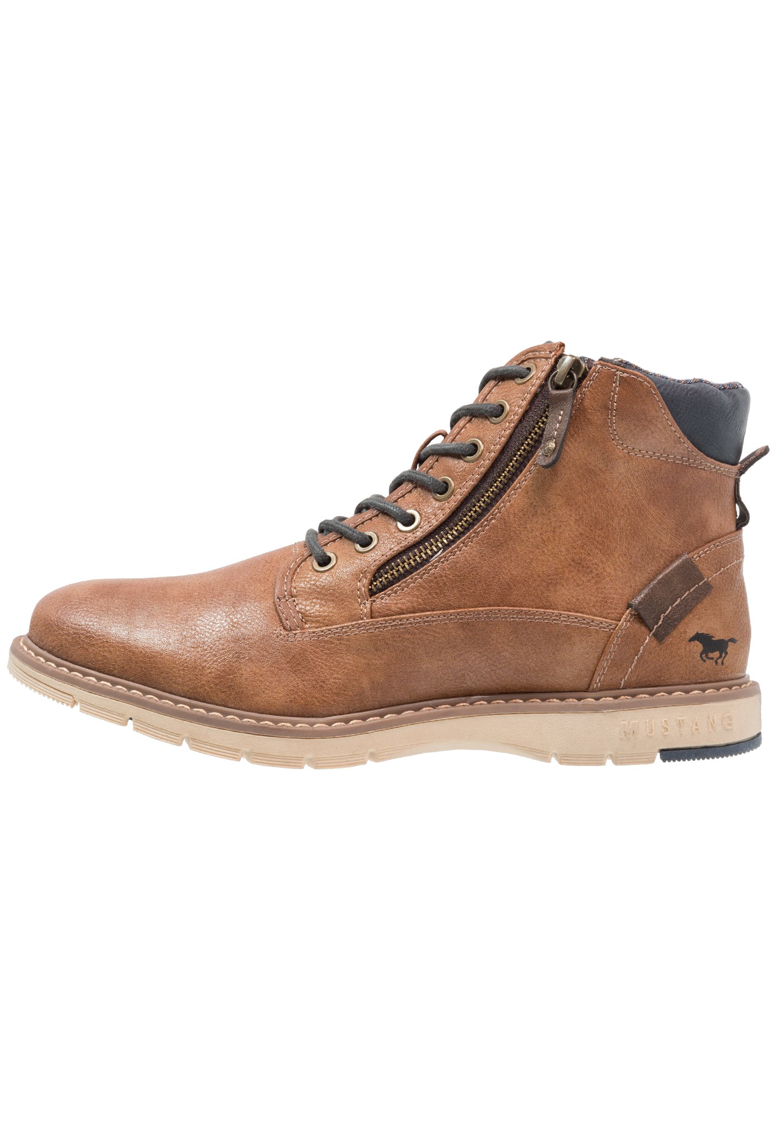 Mustang Bottines A Lacets Kastanie Marron Fonce Zalando Fr
