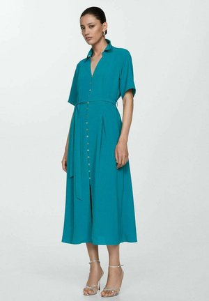 Mango Abito a camicia - green