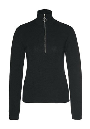 Strickpullover - black