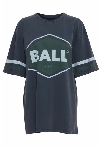 BALL BANOEMI - Apdrukāts T-krekls - black iris