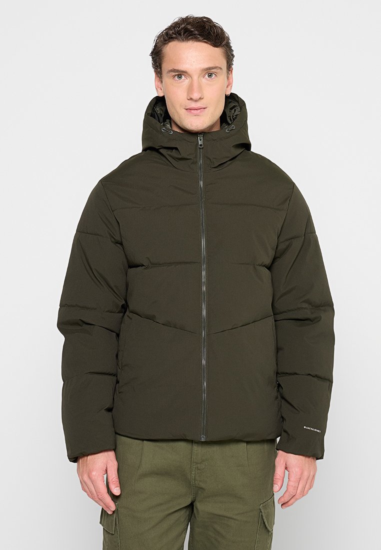 jack & jones Winterjas antraciet jack & jones Winterjas antraciet