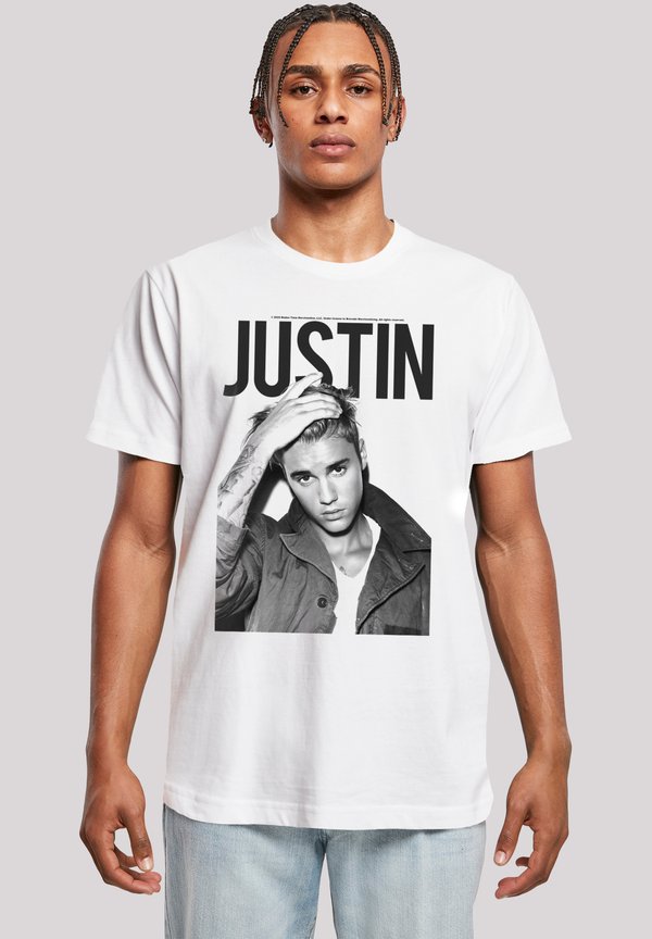 JUSTIN BIEBER - T-Shirt print - weiß