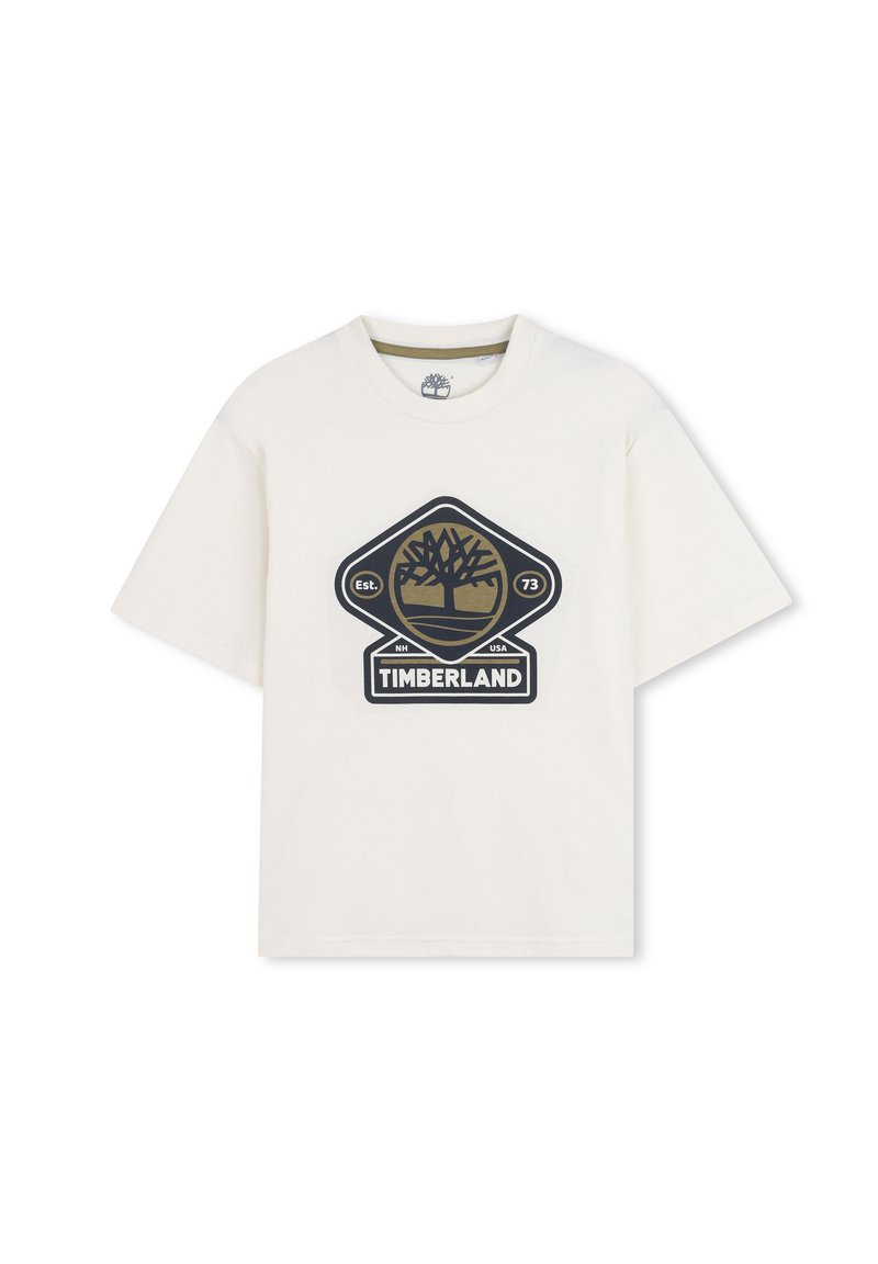 Timberland T-shirt print crème