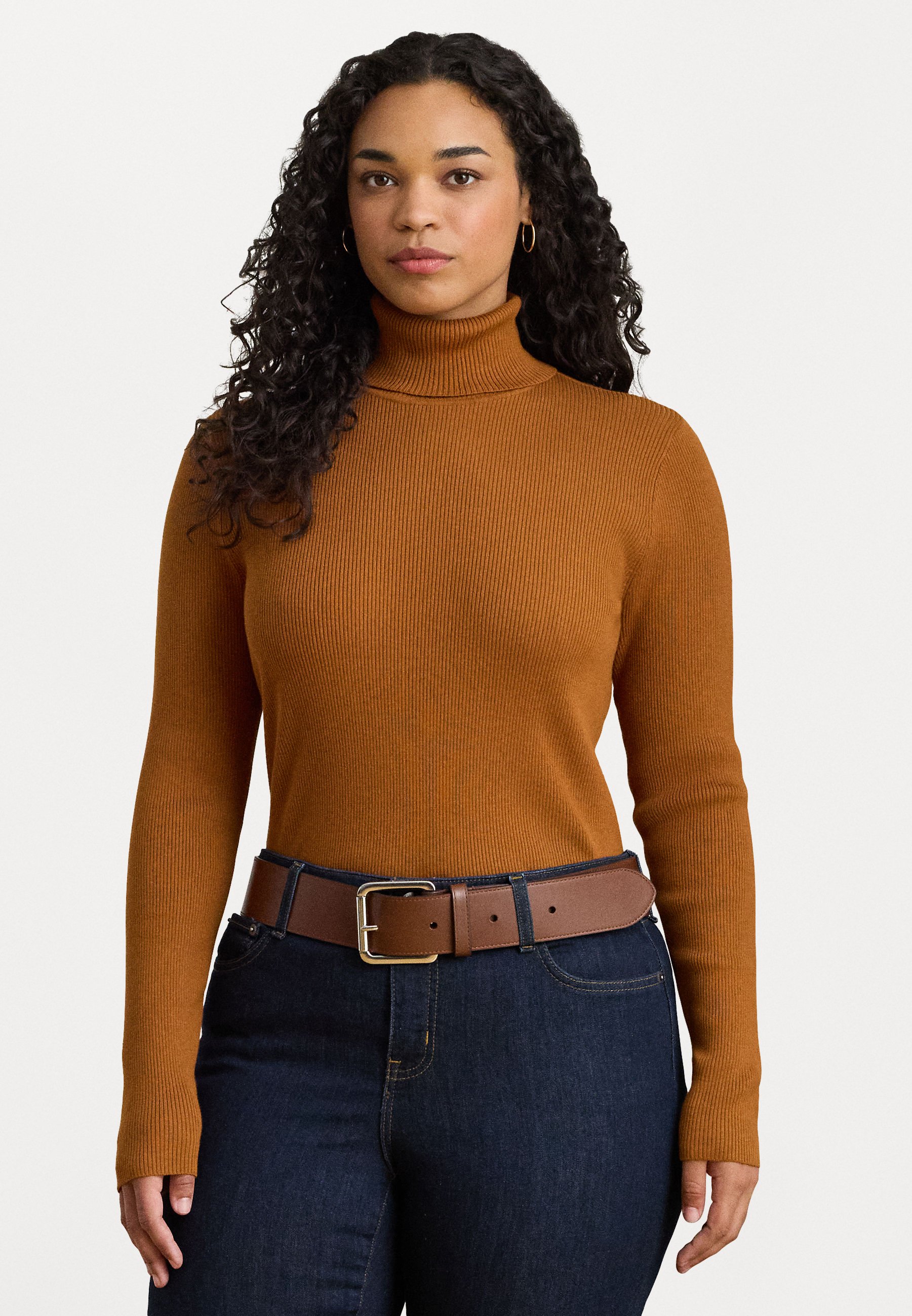 Lauren Ralph Lauren Woman RIB-KNIT ROLL NECK JUMPER Pullover