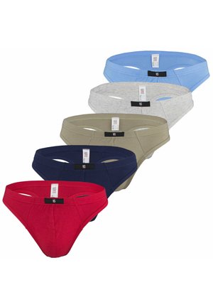 H.I.S 5 STÜCK BEQUEM  - Tanga - blue/red/grey