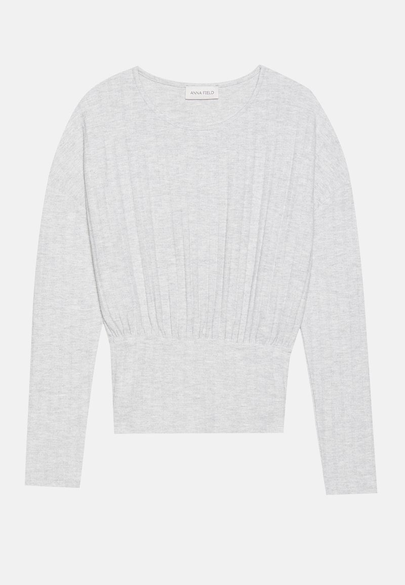 Anna Field Longsleeve lichtgrijs gemêleerd Anna Field Longsleeve lichtgrijs gemêleerd