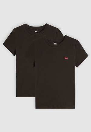PERFECT TEES 2 PACK - Camiseta básica - caviar/caviar