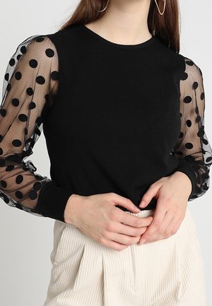 Strickpullover - black
