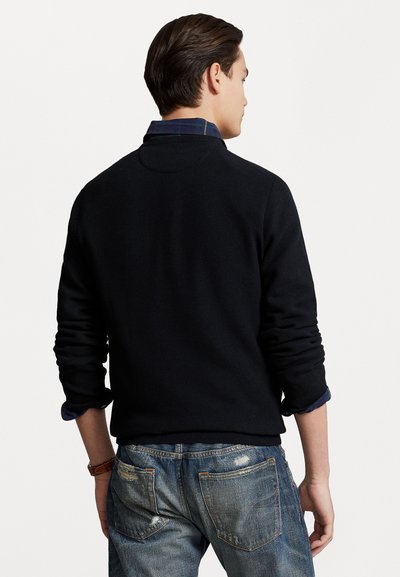 Polo Ralph Lauren KNIT COTTON CREWNECK SWEATER - Pulover - black