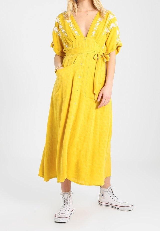 Free People Shirt dress - grey - (Pre-owned) - Zalando.ie Free People Shirt dress - grey - (Pre-owned) - Zalando.ie