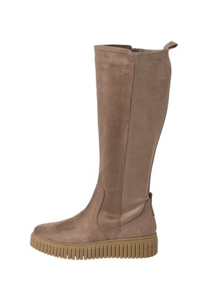 Botas de cuña - beige