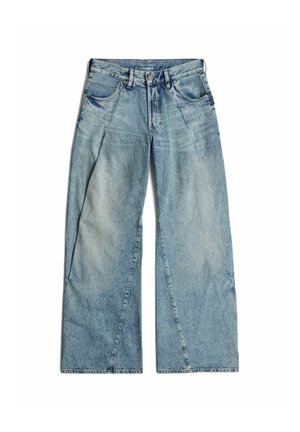 G-STAR, CONTOR BARREL WIDE PLEAT JEANS - Jean boyfriend - vintage aegean sea