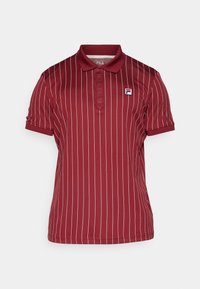 STRIPES BJÖRN - Polo - cabernet/white alyssum