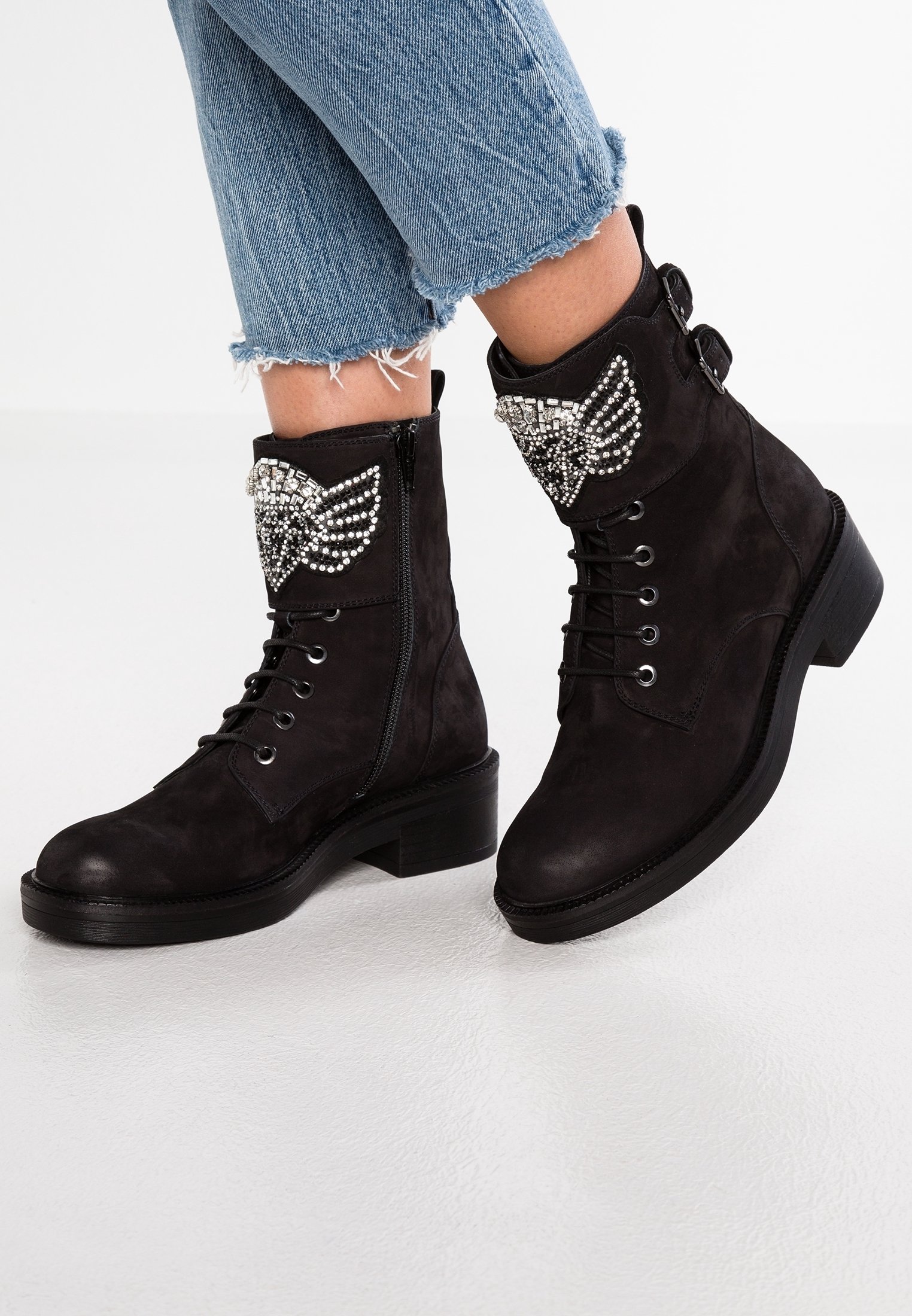 Bruno Premi Plateaustiefelette black/schwarz (Pre-owned