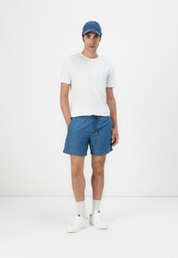 Tommy Jeans BEACH - Denim shorts - dark-blue denim