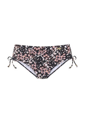 Bikini-Hose - schwarz/bedruckt