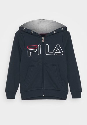 Fila WILLIAM UNISEX - Mikina na zip - peacoat blue