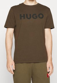 HUGO Printtipaita - dark green