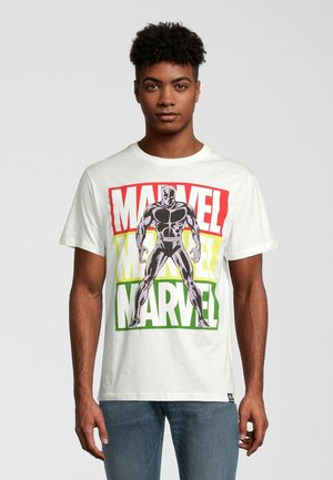 Re:Covered MARVEL BLACK PANTHER POP ART  - T-shirt print - ecru