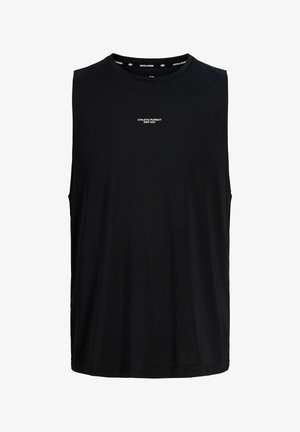 Jack & Jones, TANK TOP BACKPRINTET TANK TOP - Débardeur - black