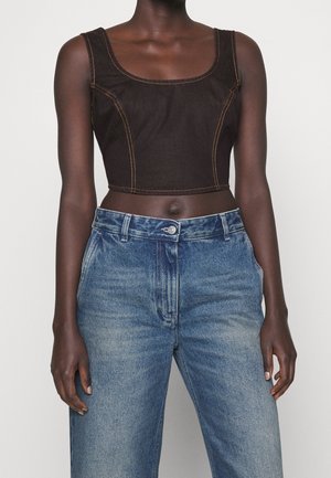 Bluse - brown