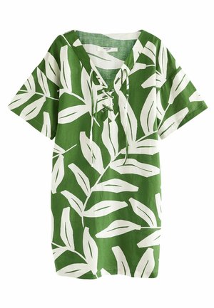 KAFTAN PETITE - Robe de jour - green white