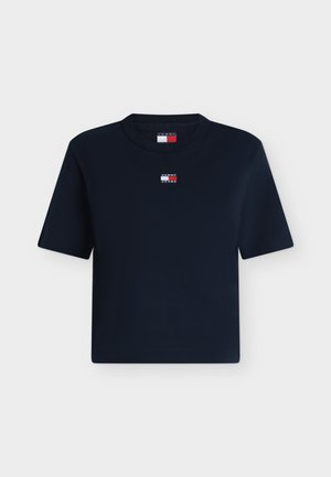 Tommy Jeans, BADGE TEE - Lihtne T-särk - dark blue